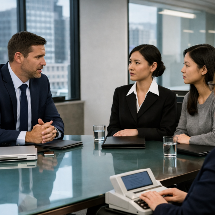 Pre-scheduled interpreting for depositions, meetings, conferences, etc.